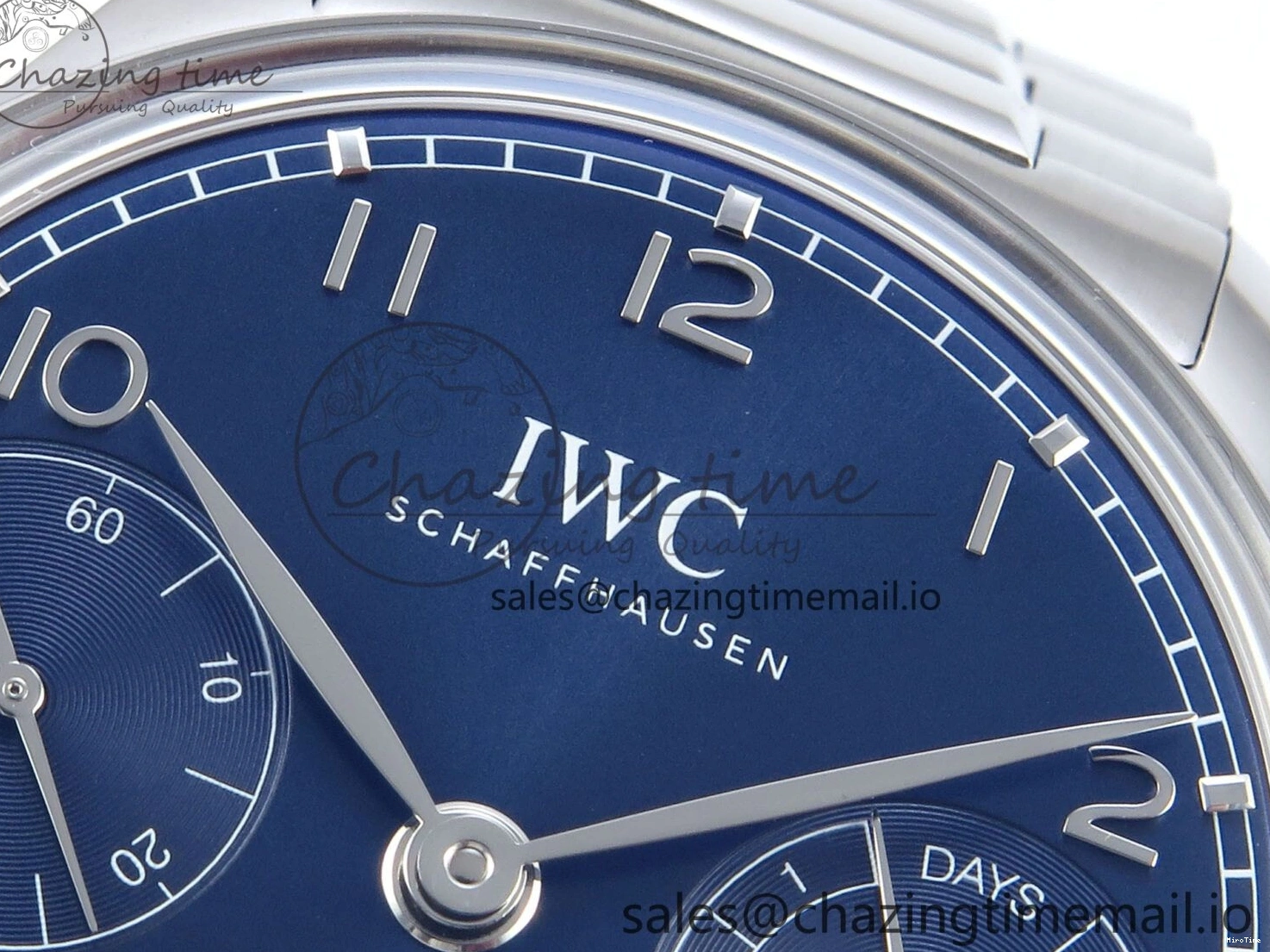 MIROTIME 1221 Portugieser Auto IWC0562E APSF 1:1 Best Edition Blue Dial on SS Bracelet A Timeless 6997